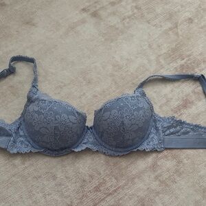 Blue Victoria Secret Lace Bra